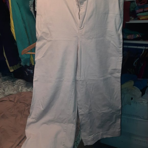 GAP High rise Wide-leg crop jeans in blush pink - Picture 5 of 5